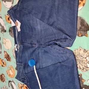 Lane Bryant Wide Leg Mid Rise Jeans Size 28 NWT